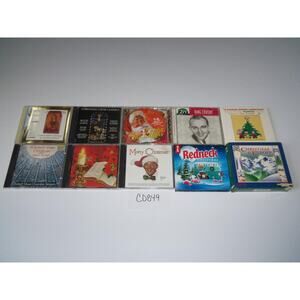 Christmas 10 CD Lot Band Redneck Crosby Music Charlie Brown -0618CD849